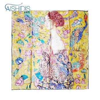 Aishidis Big Square Silk Scarf 100% Luxurious Satin Charmeuse Poncho Headband Decoration Accessory
Aishidis Big Square Silk Scarf 100% Luxurious Satin Charmeuse Poncho Headband Decoration Accessory