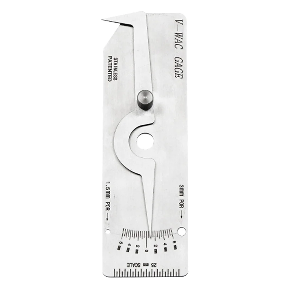 Welding Gauge Measuring Tool Portable Quick Easy Operate Accurate Practical Inspection Inch Metric With Scale Stainless Steel
Welding Gauge Measuring Tool Portable Quick Easy Operate Accurate Practical Inspection Inch Metric With Scale Stainless Steel