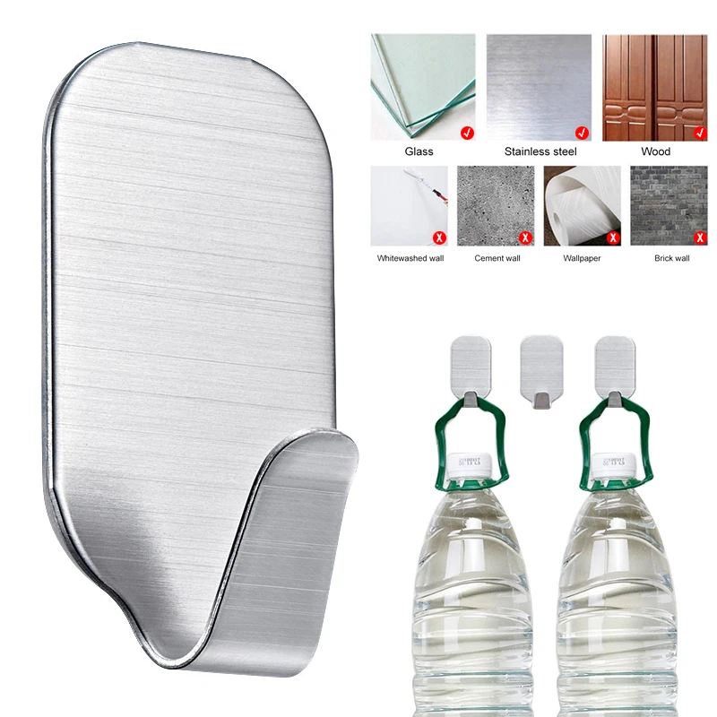 1 Pieces Stainless Steel Towel Rack Storage Shelves Hanging Hooks Kitchen Bathroom Hooks Seamless Adhesive Home Wall Hanger
1 Pieces Stainless Steel Towel Rack Storage Shelves Hanging Hooks Kitchen Bathroom Hooks Seamless Adhesive Home Wall Hanger