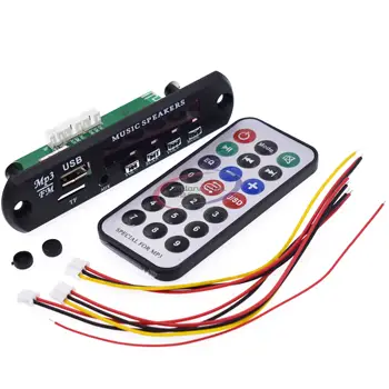 7-12V Car Bluetooth MP3 Decoder Board Decoding Player Module Support FM Radio USB/TF LCD Screen Remote Controller
7-12V Car Bluetooth MP3 Decoder Board Decoding Player Module Support FM Radio USB/TF LCD Screen Remote Controller