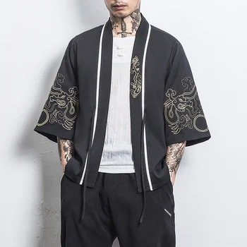 Hanfu Cardigan Chinese Street Clothing Loose Half-sleeve Shirt Men's Cotton and Hemp 5XL Men's Shirt
Hanfu Cardigan Chinese Street Clothing Loose Half-sleeve Shirt Men's Cotton and Hemp 5XL Men's Shirt