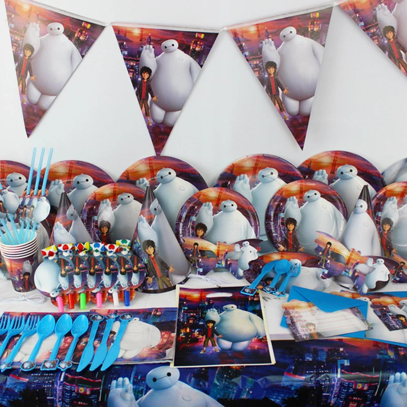 Big Hero 6 Baymax Theme Party Decorations Disposable Tableware Paper Cup Plate Hat Baby Shower Kids Birthday Party Supplies MG01
Big Hero 6 Baymax Theme Party Decorations Disposable Tableware Paper Cup Plate Hat Baby Shower Kids Birthday Party Supplies MG01