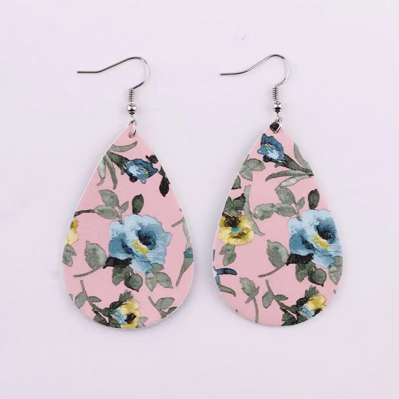 Floral Prints Leather Teardrop Earrings for Women Statement Unique Drops Lightweigt Earrings Jewelry 2018 Summer Design Hot New
Floral Prints Leather Teardrop Earrings for Women Statement Unique Drops Lightweigt Earrings Jewelry 2018 Summer Design Hot New