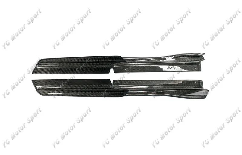 2017-2018 Porsche Cayman Boxster 718 Arma Style Side Skirt Underboard Extension CF (1)