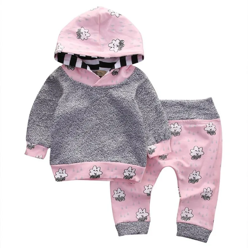 Gray Color 2019 Lovely Toddler Infant Baby Girl Clothes Set Striped Cartoon Hooded Tops+Pants Outfit drop shipped ST28
Gray Color 2019 Lovely Toddler Infant Baby Girl Clothes Set Striped Cartoon Hooded Tops+Pants Outfit drop shipped ST28