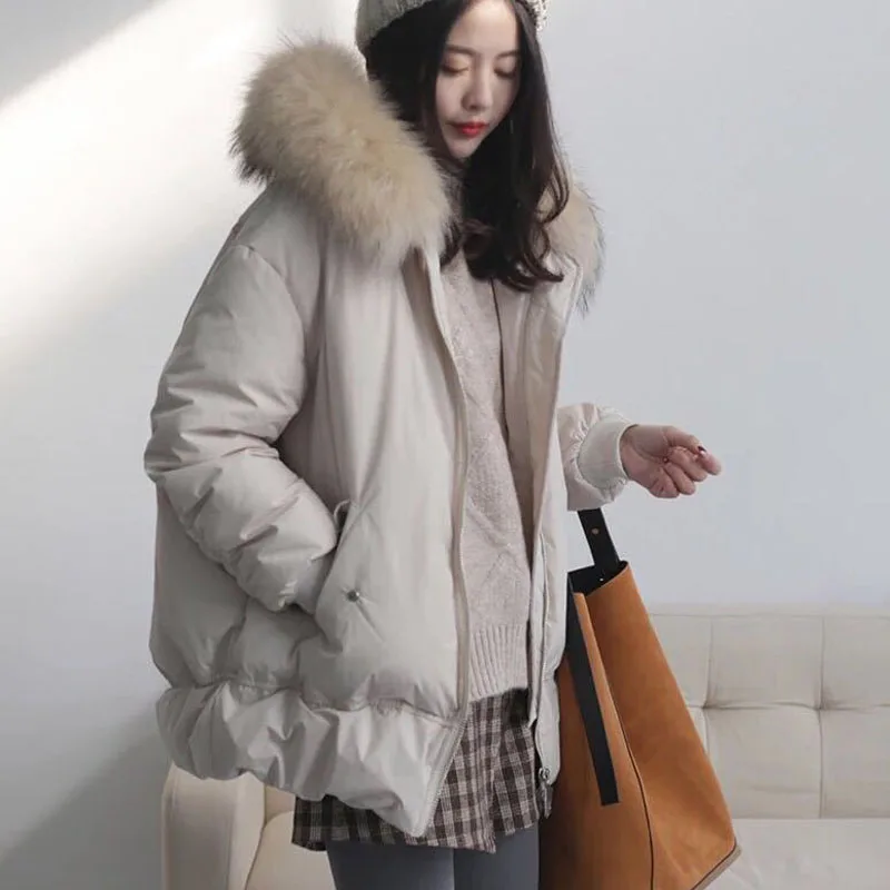Winter Jacket Women Parka With Real Fur Hood Coat 2018 Winter Women Jacket White Duck Down Coats Parkas Female Outwear Jackets
Winter Jacket Women Parka With Real Fur Hood Coat 2018 Winter Women Jacket White Duck Down Coats Parkas Female Outwear Jackets