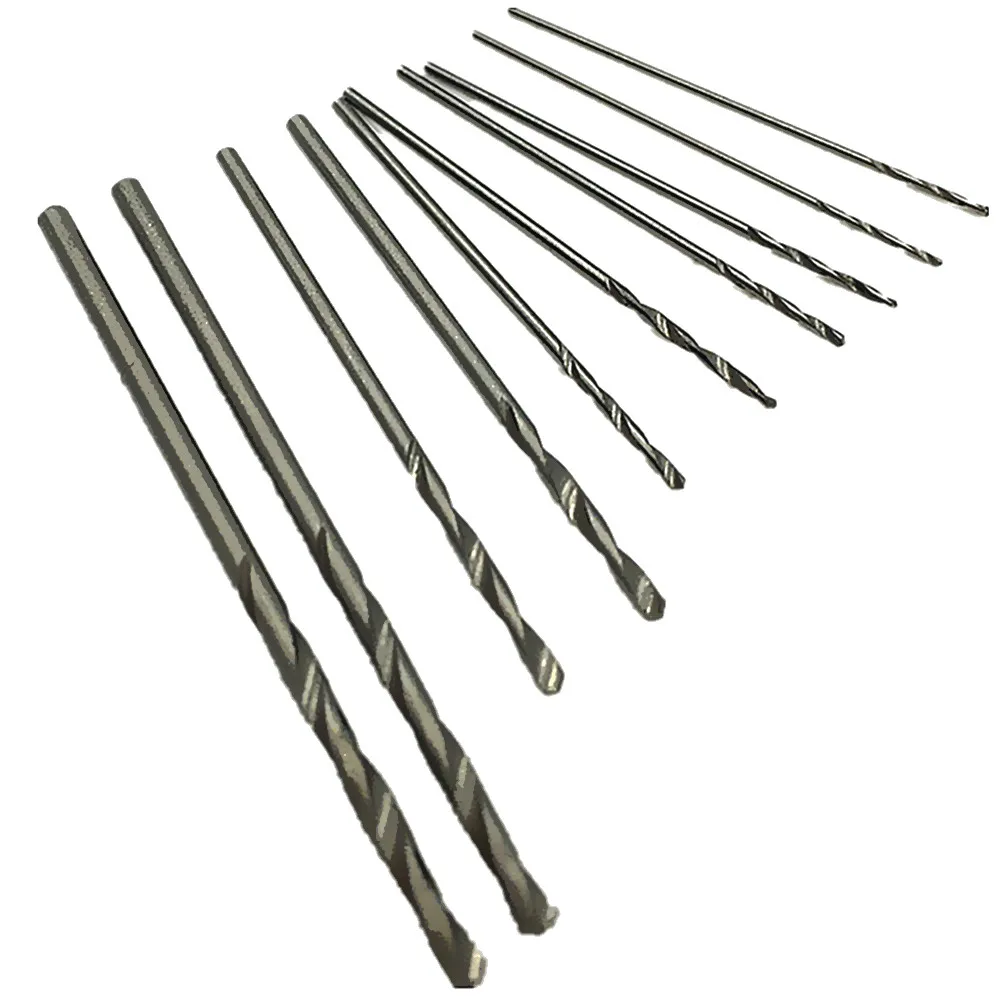 10pcs Mini Hss Drill Bit Set Micro Twist Bits High Speed Steel 0.6mm-2mm Mini Twist Drill Bits Wood Metal Plastic Hole Drilling
10pcs Mini Hss Drill Bit Set Micro Twist Bits High Speed Steel 0.6mm-2mm Mini Twist Drill Bits Wood Metal Plastic Hole Drilling