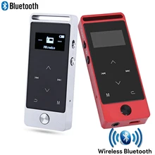 Portable metal MP3 Player Bluetooth 4.0 8GB BENJIE S5BUpgrade Metal Touch Screen Lossless MP3 Music Player Support up to 64 SD(China)