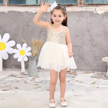 Baby Girls Clothing pretty elegant Princess Clothes Dress Gold Sequined Lace Sling White Tutu Dresses For Party Wedding Clothing
Baby Girls Clothing pretty elegant Princess Clothes Dress Gold Sequined Lace Sling White Tutu Dresses For Party Wedding Clothing