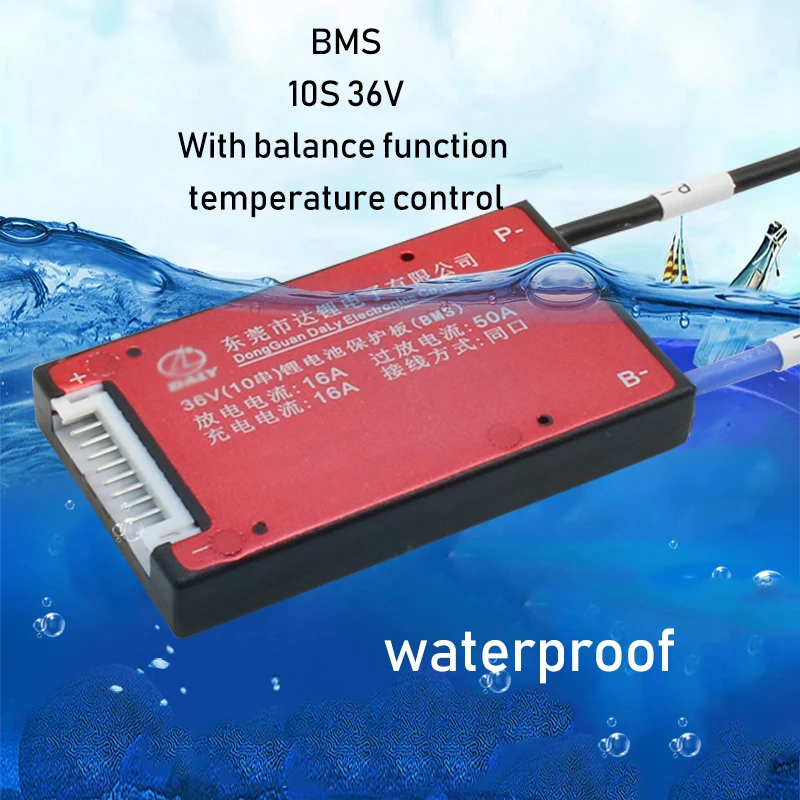 10S 36V Lithium Battery Protection Board BMS Temperature Control Balance Function Waterproof 18650 lipo Li ion 15A Charge PCM
10S 36V Lithium Battery Protection Board BMS Temperature Control Balance Function Waterproof 18650 lipo Li ion 15A Charge PCM