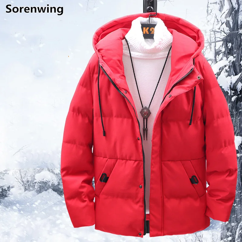 Winter Parkas Mens Thick Zipper Coats Men's Hooded Jackets Cotton-Padded Male Warm Casual Windbreakers Overcoat Outerwear 472
Winter Parkas Mens Thick Zipper Coats Men's Hooded Jackets Cotton-Padded Male Warm Casual Windbreakers Overcoat Outerwear 472