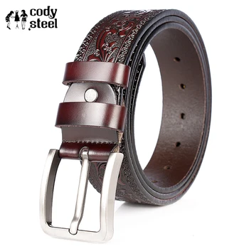Cody Steel Retro PU Leather Man Fashion Belt Pin Buckle Male Belt High Quality Hollow Second Layer Jeans Belt Strap Male
Cody Steel Retro PU Leather Man Fashion Belt Pin Buckle Male Belt High Quality Hollow Second Layer Jeans Belt Strap Male