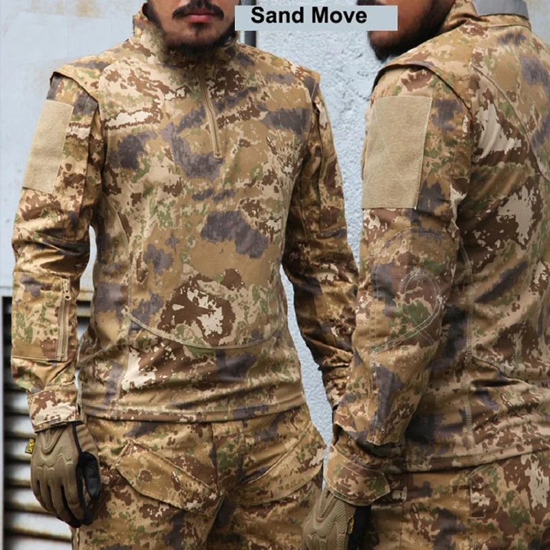 New Man Camouflage Shirt Men Cotton Army Tactical Combat Dress Shirts Military Camo Camp Mens Long Sleeve Hunting Coat Jacket
New Man Camouflage Shirt Men Cotton Army Tactical Combat Dress Shirts Military Camo Camp Mens Long Sleeve Hunting Coat Jacket