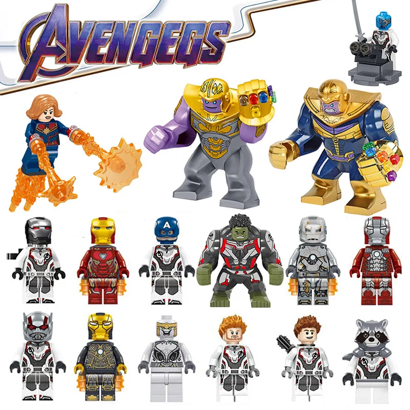Thanos Captain Marvel Avengers 4 Endgame Block Iron Man Hulk Spiderman Captain America Building Blocks Figures Toys For Kids
Thanos Captain Marvel Avengers 4 Endgame Block Iron Man Hulk Spiderman Captain America Building Blocks Figures Toys For Kids