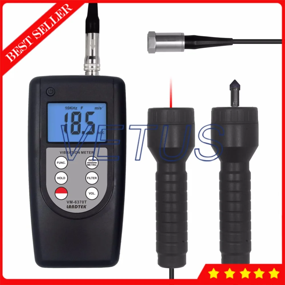 2 in 1 Photo Tachometer Gauge VM6370T Digital Vibration Tester with Contact Tach RPM Meter portable Vibrometer Vibration Meter
2 in 1 Photo Tachometer Gauge VM6370T Digital Vibration Tester with Contact Tach RPM Meter portable Vibrometer Vibration Meter