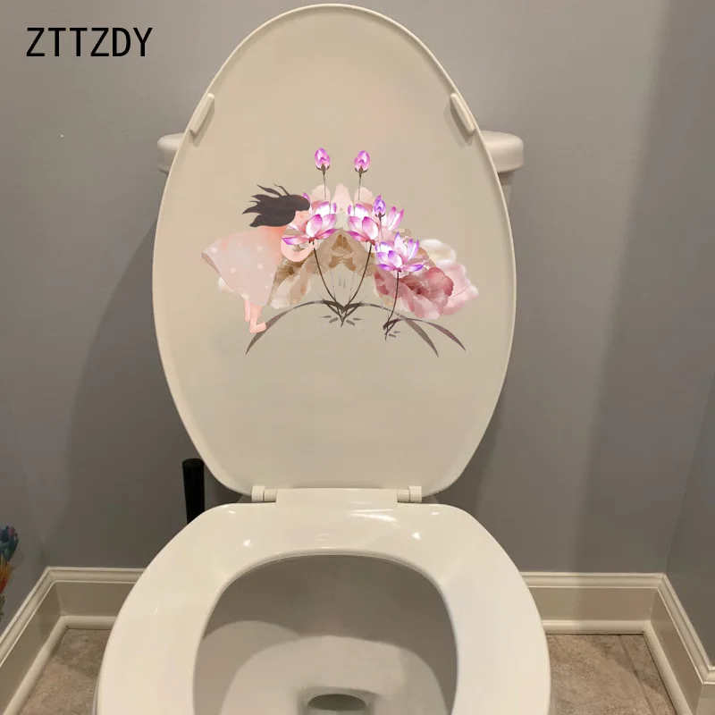 ZTTZDY 24.4*18.5CM Ink Lotus Flower Fairy Home Rooms Wall Decal Decor Classic Toilet Sticker T2-0184
ZTTZDY 24.4*18.5CM Ink Lotus Flower Fairy Home Rooms Wall Decal Decor Classic Toilet Sticker T2-0184