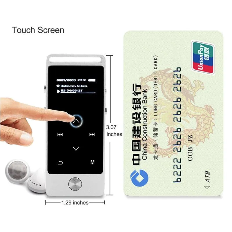 MINI BENJIE S5 Metal Touch Screen MP3 Player 8GB Sport High Sound Quality Entry-level Lossless MP3 Music Player FM Radio TF
MINI BENJIE S5 Metal Touch Screen MP3 Player 8GB Sport High Sound Quality Entry-level Lossless MP3 Music Player FM Radio TF