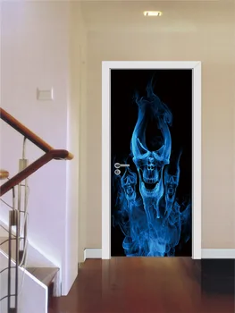Blue Fire Skull Scary Halloween Home Decoration Poster Stickers Self Adhesive Removable Home Door Decals
Blue Fire Skull Scary Halloween Home Decoration Poster Stickers Self Adhesive Removable Home Door Decals