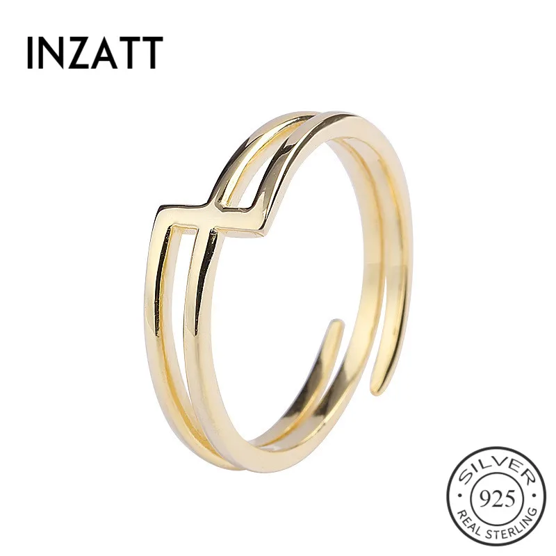 INZATT Real 925 Sterling Silver Minimalist Irregular Ring For Fashion Women Party Fine Jewelry Geometric Line Punk Accessories
INZATT Real 925 Sterling Silver Minimalist Irregular Ring For Fashion Women Party Fine Jewelry Geometric Line Punk Accessories