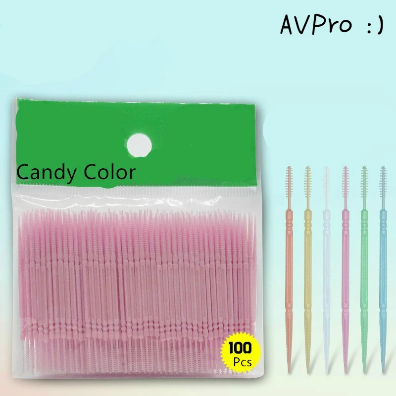 100pcs/box Double Head Dental Floss Interdental Toothpick Brush Brush Teeth Stick Dental Oral Care Toothpicks Floss Pick
100pcs/box Double Head Dental Floss Interdental Toothpick Brush Brush Teeth Stick Dental Oral Care Toothpicks Floss Pick