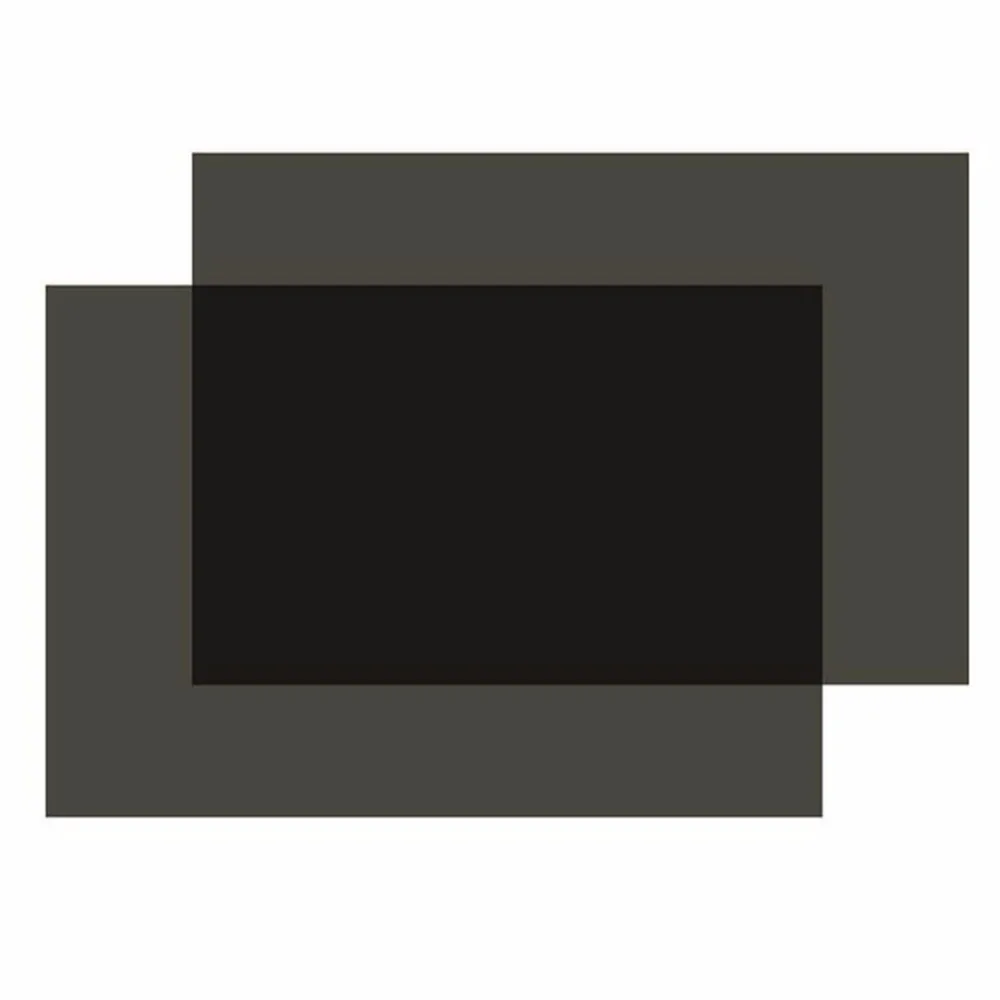 0 Degree 21*30CM Square Circular Polarized Films,Non-adhesive Circular Polarizer Filters Polarizing Sheets For Left/ Right Eyes
0 Degree 21*30CM Square Circular Polarized Films,Non-adhesive Circular Polarizer Filters Polarizing Sheets For Left/ Right Eyes