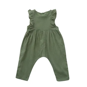 Summer Infant Cute Kids Newborn Baby Boys&Girls Cotton Sleeveless Ruffles Solid Print Jumpsuit Outfit Summer Casual Clothes0-24M
Summer Infant Cute Kids Newborn Baby Boys&Girls Cotton Sleeveless Ruffles Solid Print Jumpsuit Outfit Summer Casual Clothes0-24M
