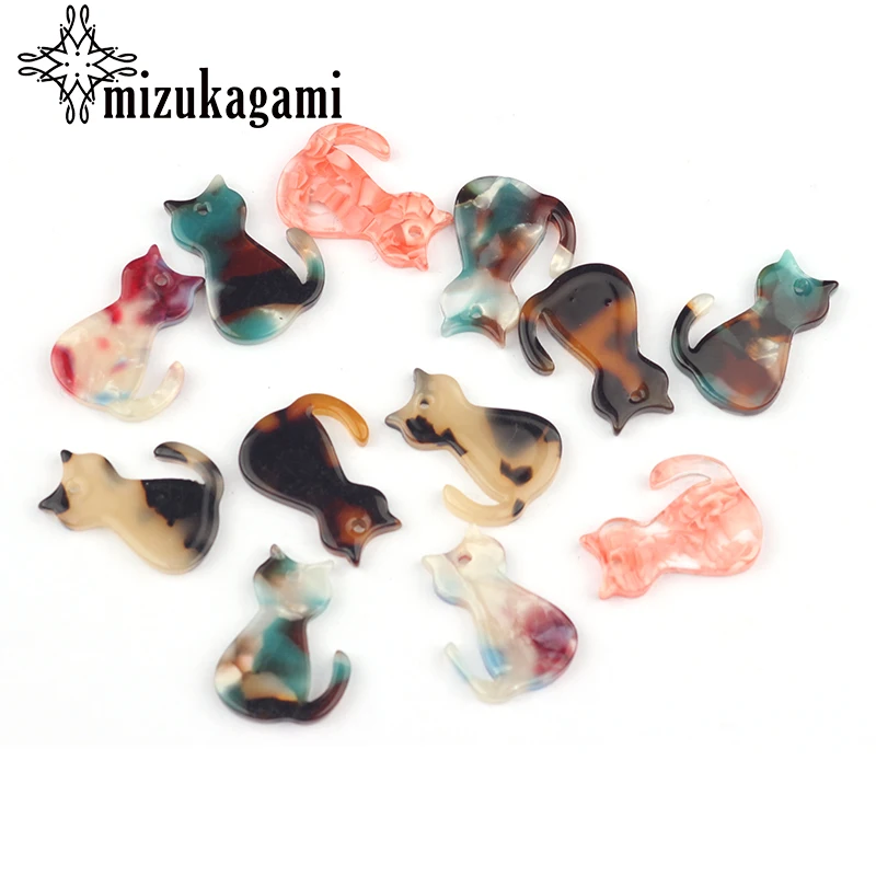 20Pcs/lot 20*15mm Acetic Acid Resin Charm Pendants Flat Cat Cartoon Animal Charms For DIY Jewelry Making Finding Accessories
20Pcs/lot 20*15mm Acetic Acid Resin Charm Pendants Flat Cat Cartoon Animal Charms For DIY Jewelry Making Finding Accessories