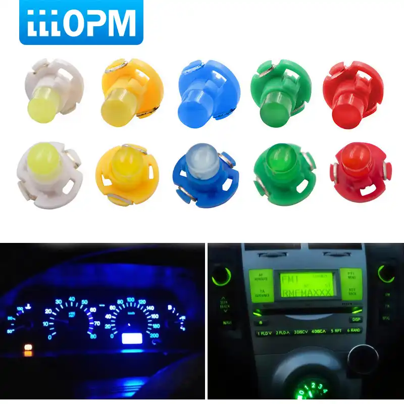10x T3 Led Car Interior Light Bulb Cluster Gauges Dashboard