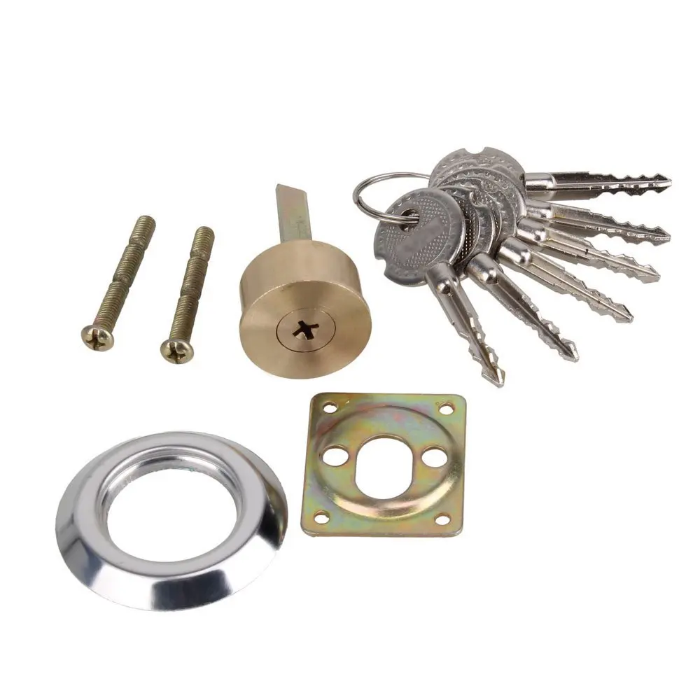 Brass Replacement Mortise Rim Cylinder Door Night Latch Lock Cross Shaped Nightlatch 6 Keys
Brass Replacement Mortise Rim Cylinder Door Night Latch Lock Cross Shaped Nightlatch 6 Keys