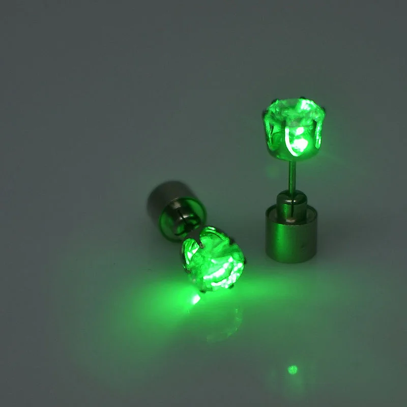 1 Pair Light Up LED Unisex Earrings Studs Flashing Blinking Stainless Steel Earrings Studs Dance Party Accessories Colorful
1 Pair Light Up LED Unisex Earrings Studs Flashing Blinking Stainless Steel Earrings Studs Dance Party Accessories Colorful