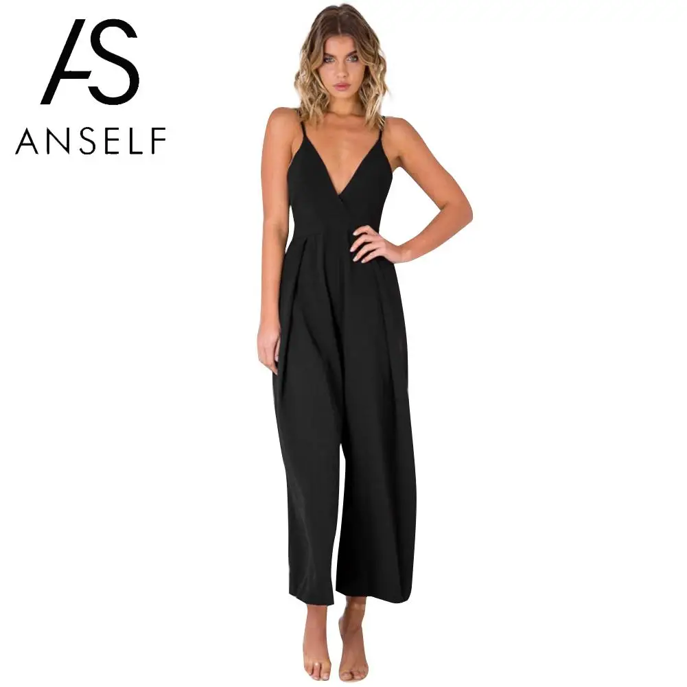 dungarees for Women Slip Jumpsuit Sexy Deep V Neck Backless Bandage Spaghetti Strap Wide Leg Pants Slim Playsuit Rompers female
dungarees for Women Slip Jumpsuit Sexy Deep V Neck Backless Bandage Spaghetti Strap Wide Leg Pants Slim Playsuit Rompers female