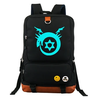 Fullmetal Alchemist Japanese Cartoon Backpacks Unisex Children Backpack Girl Shoulder Bag Students Bagpack Boy Anime School Bags 
Fullmetal Alchemist Japanese Cartoon Backpacks Unisex Children Backpack Girl Shoulder Bag Students Bagpack Boy Anime School Bags