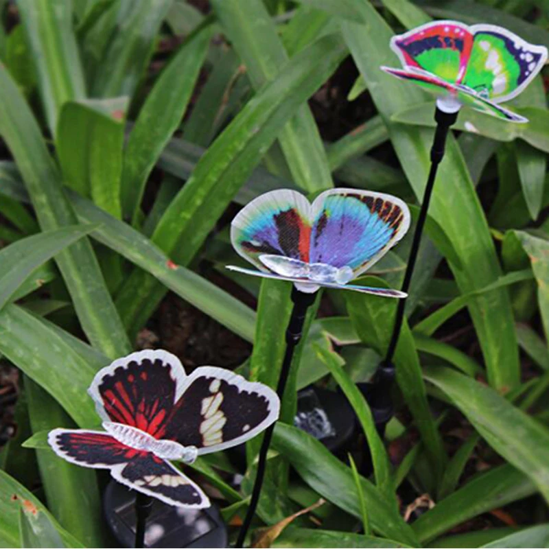 Sunlight LED Solar Garden Lights Multi-Color Changing Butterfly Solar Powered Pathway Lights Outdoor Landscape Path Lawn Lamp
Sunlight LED Solar Garden Lights Multi-Color Changing Butterfly Solar Powered Pathway Lights Outdoor Landscape Path Lawn Lamp