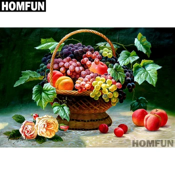 HOMFUN Full Square/Round Drill 5D DIY Diamond Painting "Basket & fruits" Embroidery Cross Stitch 5D Home Decor Gift A01730
HOMFUN Full Square/Round Drill 5D DIY Diamond Painting "Basket & fruits" Embroidery Cross Stitch 5D Home Decor Gift A01730