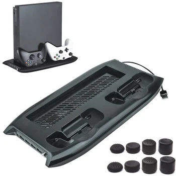 For Xbox one X ONEX Console Controllers Vertical Stand Cooling Fan Cooler Charger Charging Dock Station Storage With 8 Caps
For Xbox one X ONEX Console Controllers Vertical Stand Cooling Fan Cooler Charger Charging Dock Station Storage With 8 Caps