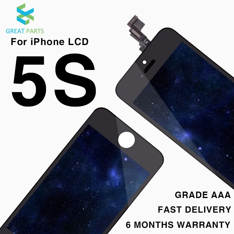 GREAT PARTS 10PCS Best Quality Mobile Phone Display For iPhone 5C 5S 5SE LCD Touch Screen Digitizer Assembly No Dead Pixel
GREAT PARTS 10PCS Best Quality Mobile Phone Display For iPhone 5C 5S 5SE LCD Touch Screen Digitizer Assembly No Dead Pixel