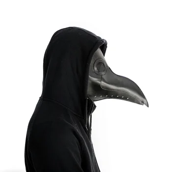New Plague Doctor Mask Eagle Mask Beak Steampunk Masks Black PU Birds Halloween Gothic Retro Leather Costume Fancy punk mask
New Plague Doctor Mask Eagle Mask Beak Steampunk Masks Black PU Birds Halloween Gothic Retro Leather Costume Fancy punk mask