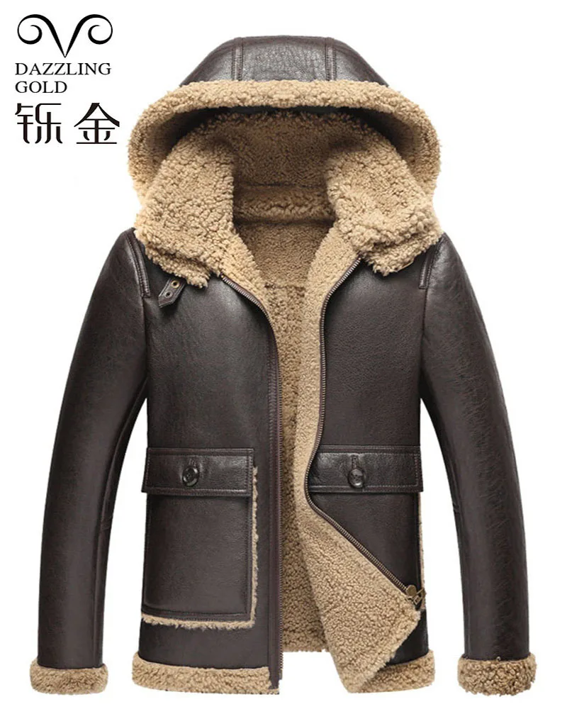 2019 New Arrival 100% Real Sheepskin men coat true wool jacket with hat Genuine Leather coat high quality fashion coat in winter
2019 New Arrival 100% Real Sheepskin men coat true wool jacket with hat Genuine Leather coat high quality fashion coat in winter