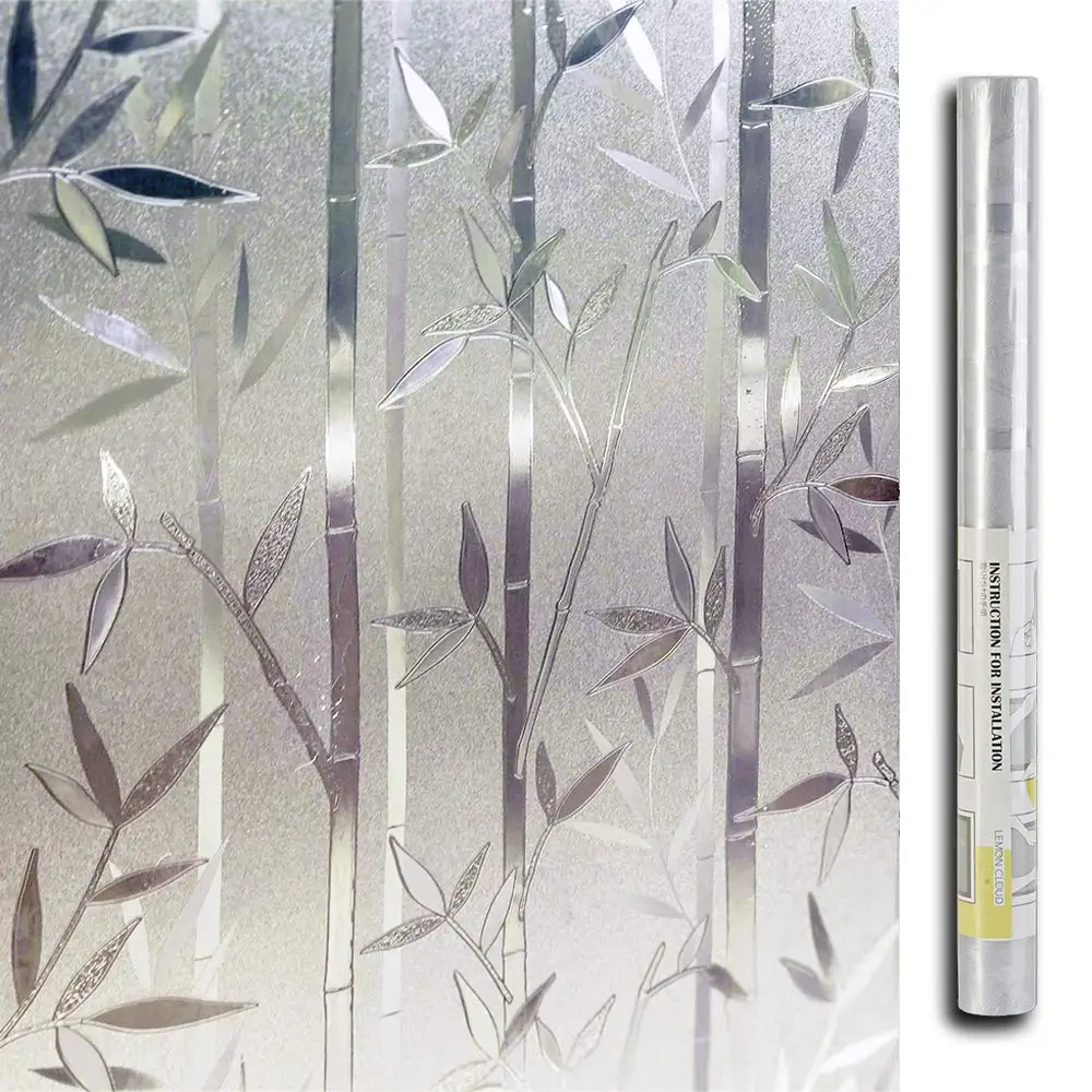 90*50 Cm 3D Privacy Window Frosted Film Bamboo Cling Pattern Films No Glue Self Adhesive Windows Stickers for Home Decoration
90*50 Cm 3D Privacy Window Frosted Film Bamboo Cling Pattern Films No Glue Self Adhesive Windows Stickers for Home Decoration