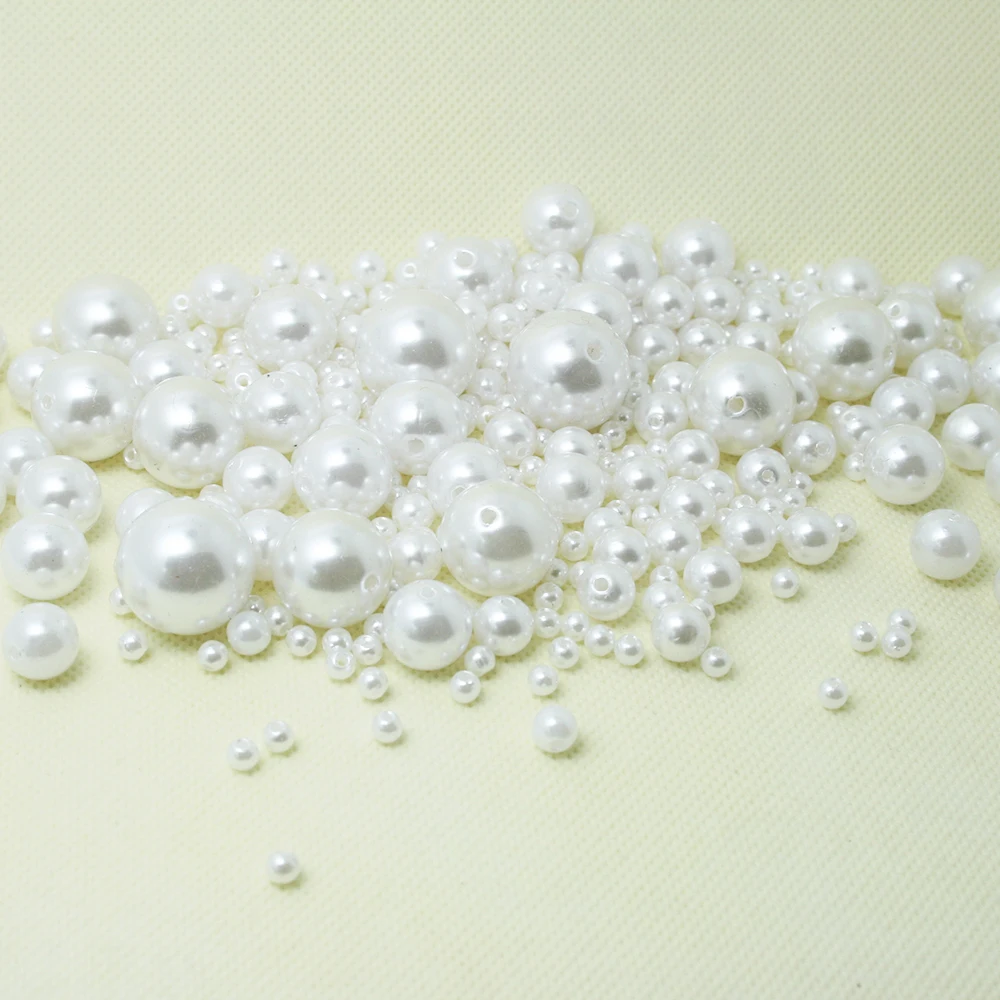 Pick Size 4.6.8.10.12.14.16.18.20mm ABS Color White Imitation Pearls Beads Round Loose Beads Fit DIY Jewelry Making
Pick Size 4.6.8.10.12.14.16.18.20mm ABS Color White Imitation Pearls Beads Round Loose Beads Fit DIY Jewelry Making