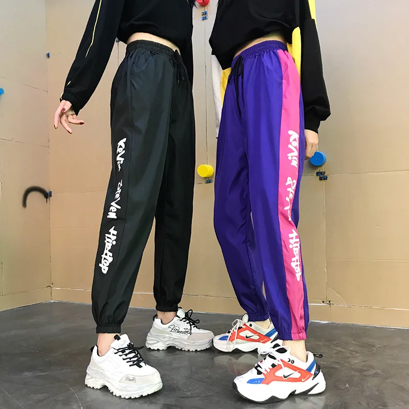Women pants Patchwork Pants hip-pop Pants Streetwear Cargo Pants Loose Jogger Trousers Women 2019 Sweatpants
Women pants Patchwork Pants hip-pop Pants Streetwear Cargo Pants Loose Jogger Trousers Women 2019 Sweatpants