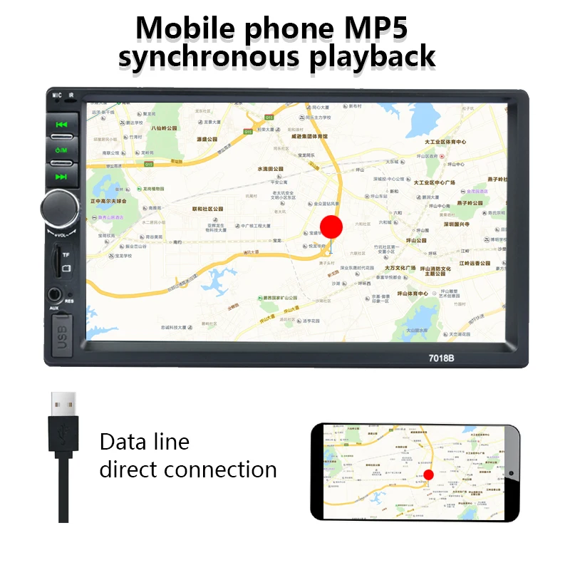 HD 7" Double 2Din Bluetooth Car Stereo Radio FM/MP5 Player Touch Screen in-Dash universal car radio player with usb sd
HD 7" Double 2Din Bluetooth Car Stereo Radio FM/MP5 Player Touch Screen in-Dash universal car radio player with usb sd