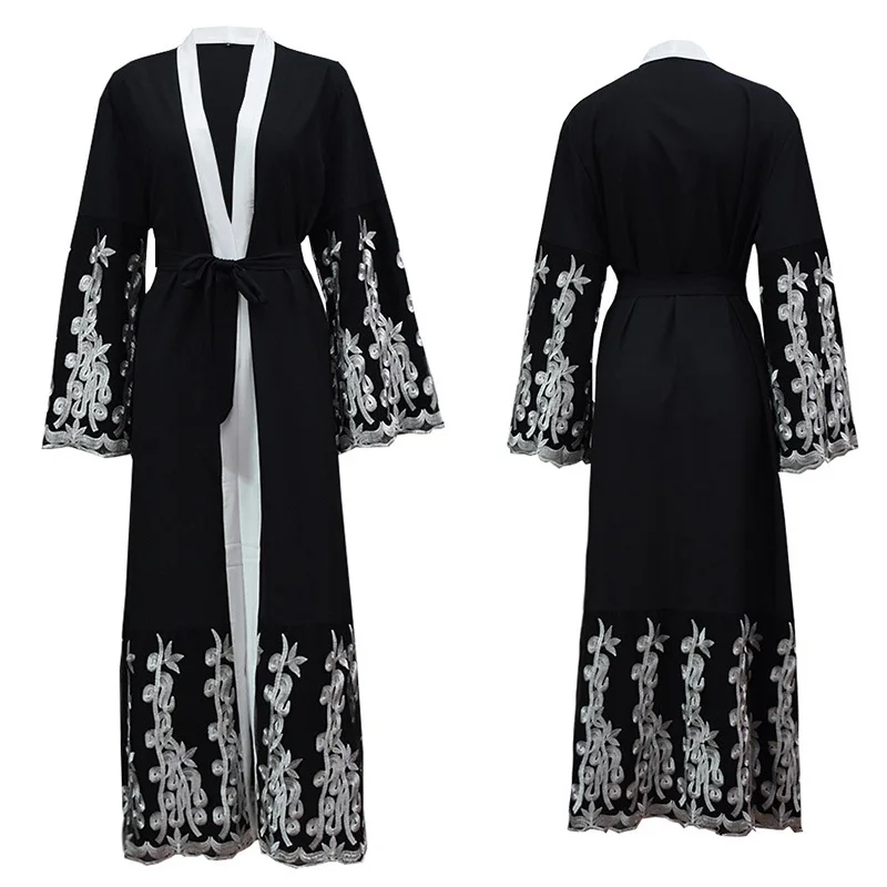 Dubai Embroidery Islamic Clothing Robe Abaya For Women Muslim Cardigan Long Dress Kimono Tanzania Turkish Kaftan Tunic
Dubai Embroidery Islamic Clothing Robe Abaya For Women Muslim Cardigan Long Dress Kimono Tanzania Turkish Kaftan Tunic