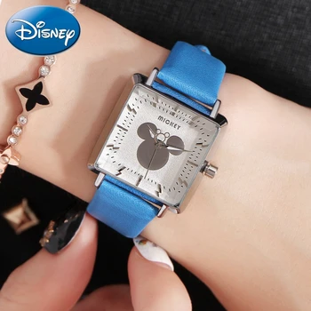 Mickey Women's Square Fashion Casual Simple Quartz Waterproof Wristwatch Female Genuine Leather Disney Brand High Quality Clock
Mickey Women's Square Fashion Casual Simple Quartz Waterproof Wristwatch Female Genuine Leather Disney Brand High Quality Clock