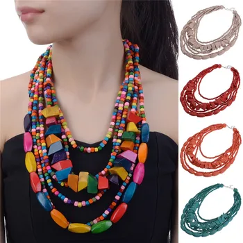 JEROLLI Beads Chain Mulity Fashion Layer Wood Vintage Long Necklace & Pendant Woman Jewelry
JEROLLI Beads Chain Mulity Fashion Layer Wood Vintage Long Necklace & Pendant Woman Jewelry