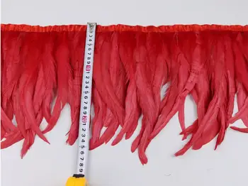 Wholesale rooster feathers Trimming Height 25-30cm chicken feather ribbon Carnival Wedding Decoration Dress Skirt Plume Strips
Wholesale rooster feathers Trimming Height 25-30cm chicken feather ribbon Carnival Wedding Decoration Dress Skirt Plume Strips