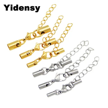 Yidensy 5 set Stainless Steel Lobster Clasps Hole 1.0mm 1.6mm 2.2mm 2.6mm 3.2mm fit Round Leather Connector DIY Jewelry Findings
Yidensy 5 set Stainless Steel Lobster Clasps Hole 1.0mm 1.6mm 2.2mm 2.6mm 3.2mm fit Round Leather Connector DIY Jewelry Findings