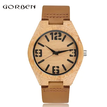 Unique Big Number Design Wood Watch Men Fashion Leather Band Simple Casual Nature Wooden Women Men Wrist Watch relogio masculino
Unique Big Number Design Wood Watch Men Fashion Leather Band Simple Casual Nature Wooden Women Men Wrist Watch relogio masculino
