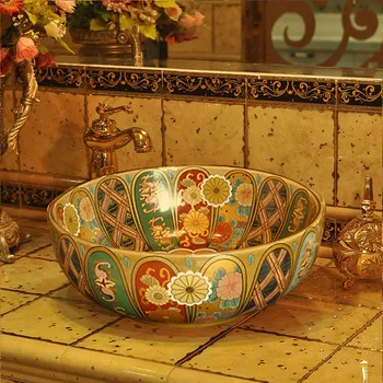 Europe Vintage Style Ceramic Sinks Counter Top Wash Basin Bathroom Sink ceramic bowl wash basin round
Europe Vintage Style Ceramic Sinks Counter Top Wash Basin Bathroom Sink ceramic bowl wash basin round