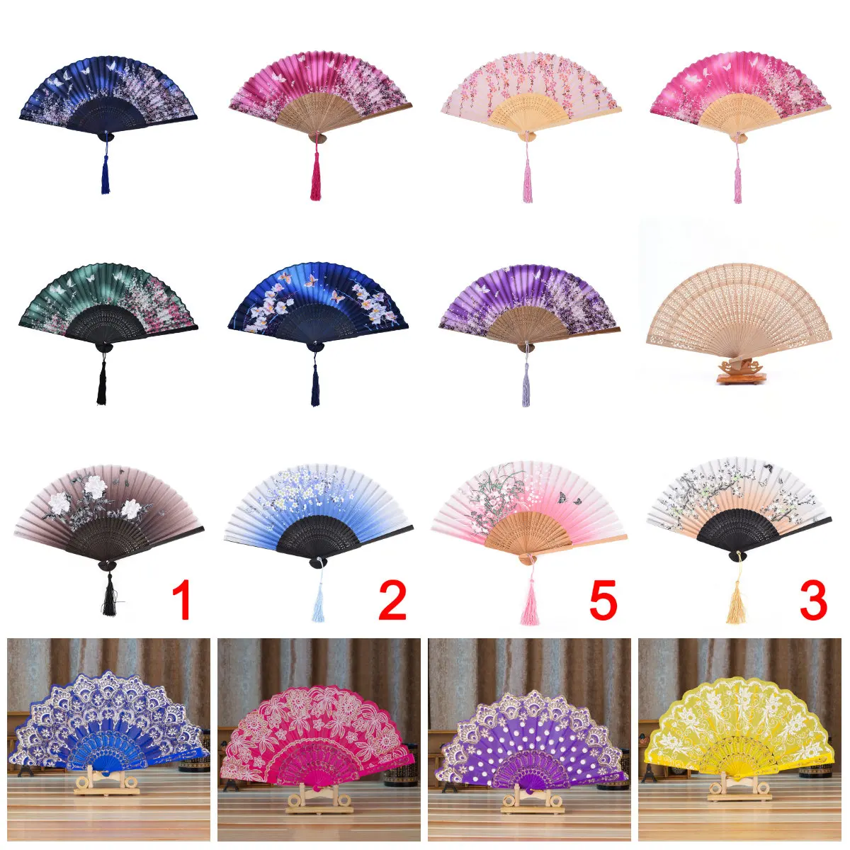 Chinese Japanese Folding Fan Original Wooden Hand Flower Bamboo Pocket Fan for Home Decor Decoracion
Chinese Japanese Folding Fan Original Wooden Hand Flower Bamboo Pocket Fan for Home Decor Decoracion